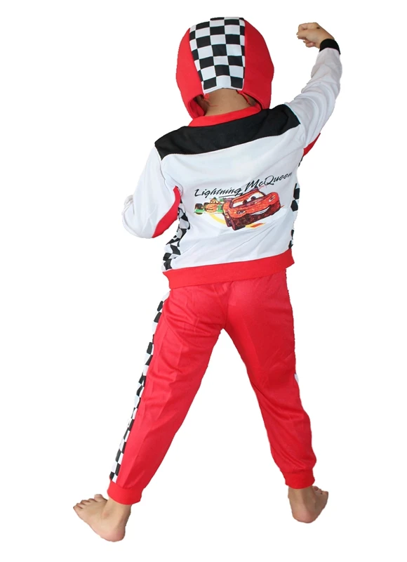 Детский костюм на Хэллоуин для мальчиков и девочек с гоночной машиной