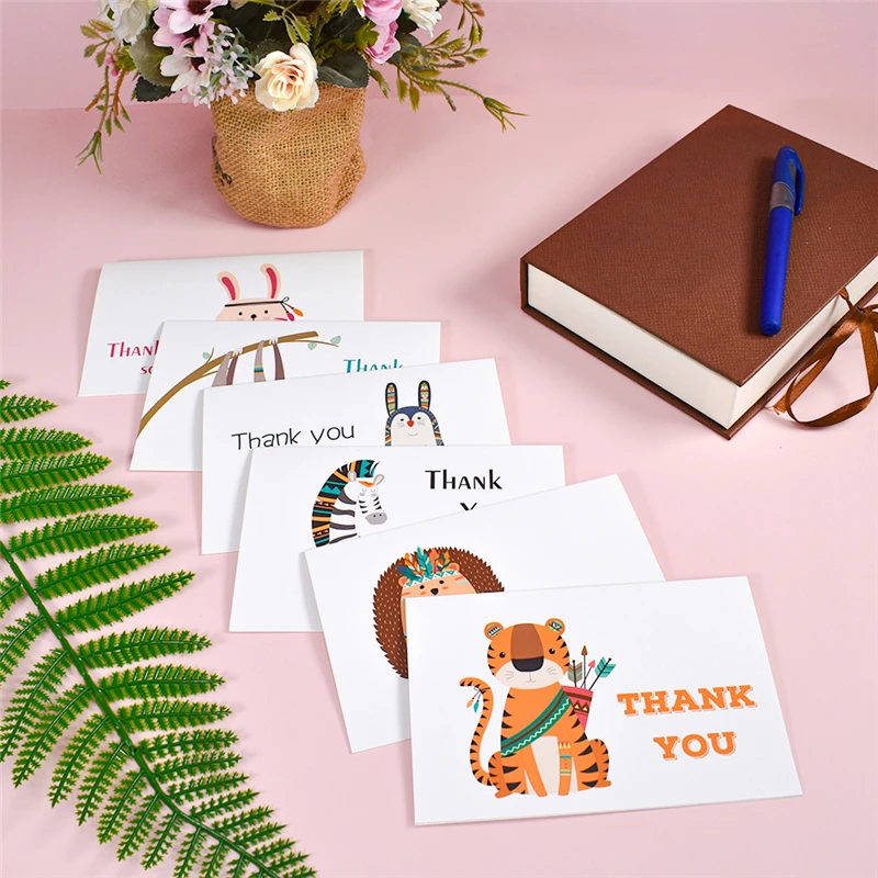 

Custom Thank You Cards Bulk Birthday Card for Kids Note cards with Envelopes Invitations Blank inside Greeting Cards 6x4 Cards