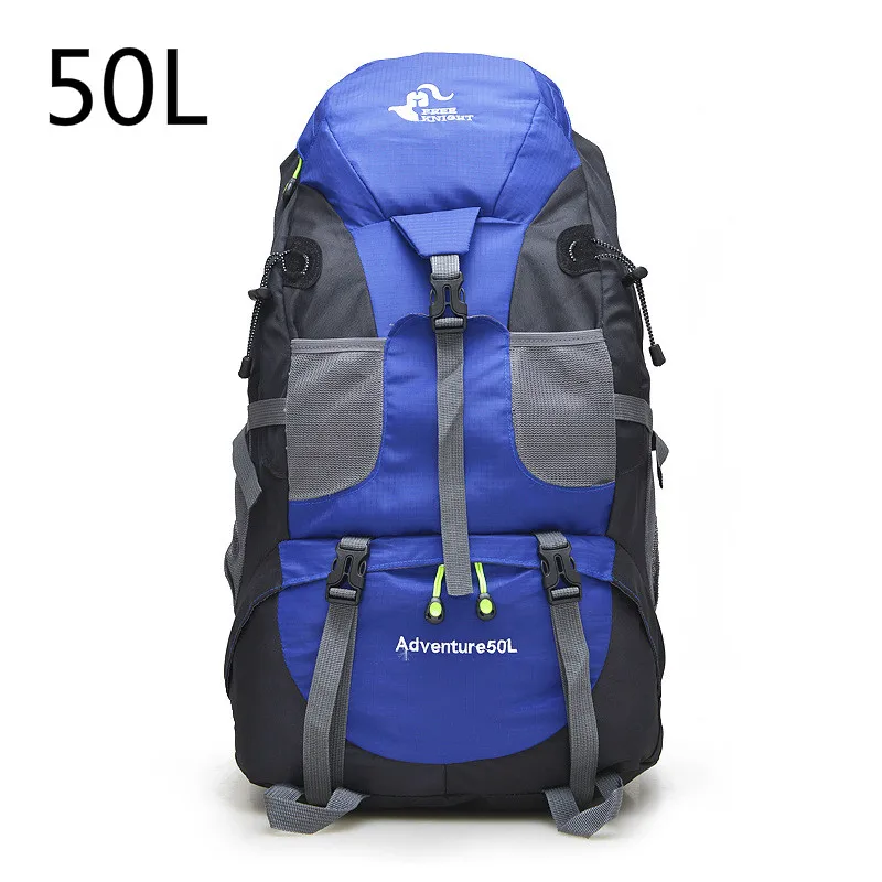 Blue-50L 60L нейлон/Оксфорд Водонепроницаемый сухой мешок Открытый Высокое качество путешествия рюкзак для мужчин женщин Кемпинг Альпинизм Туризм Рюкзаки - Цвет: Blue-50L