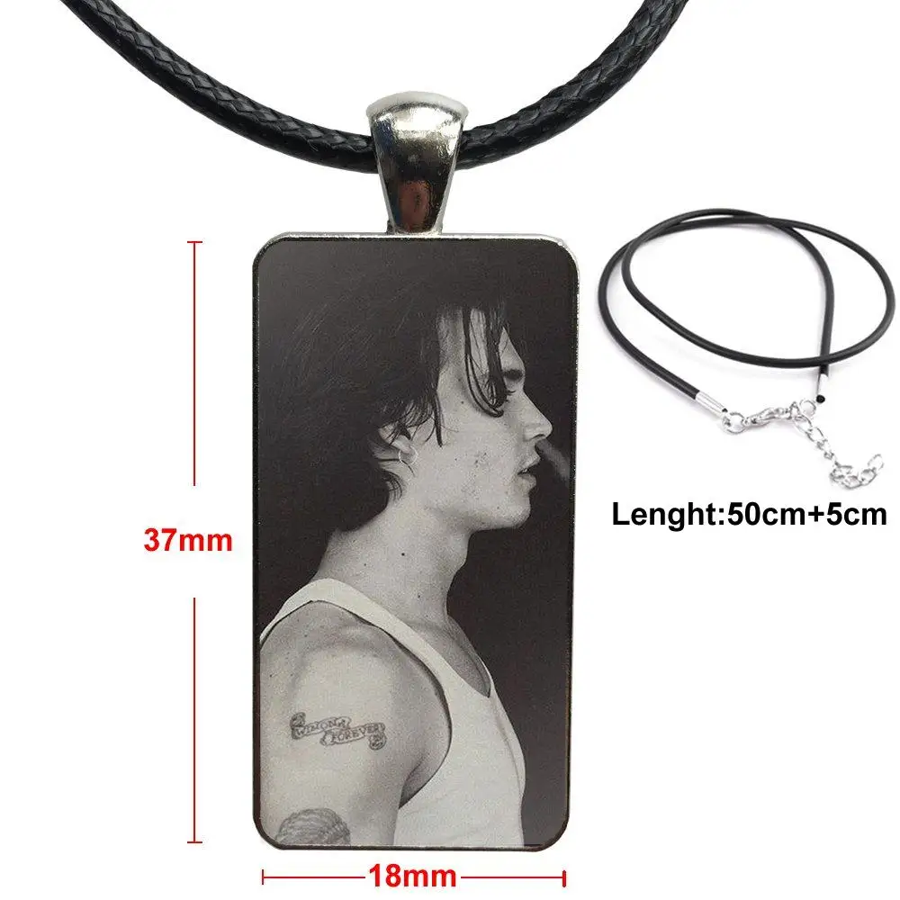 Модный стеклянный кабошон ожерелье с кулоном для женщин со стальным покрытием