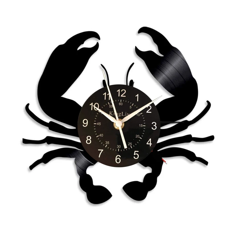 Настенные часы со светодиодной подсветкой в виде морских животных 1 шт.|Настенные