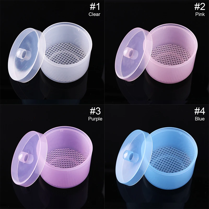 1 шт. сверла для ногтей коробка дезинфекции инструмент дизайна Круглый