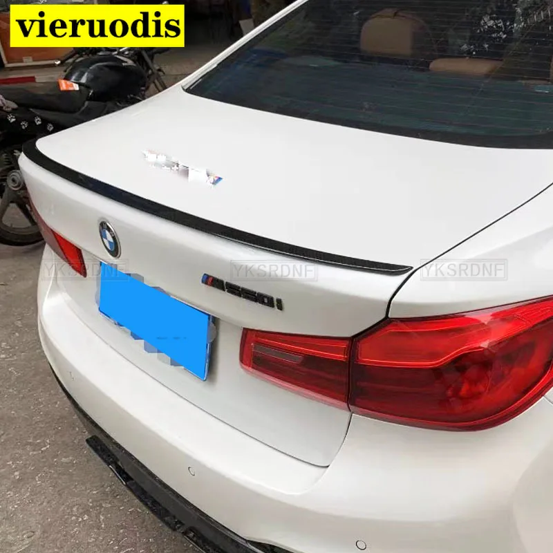 

Стильный автомобильный спойлер для заднего багажника M5, Накладка для губ для BMW 5 серии G30 седан 2017 2018 2019 глянцевый черный ABS