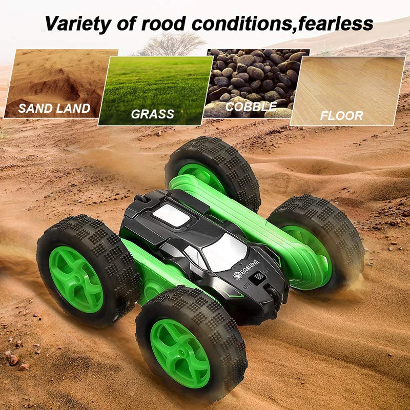 Eachine EC02 RC Автомобиль 2 4G 4WD трюк Дрифт деформация Багги ролл автомобиль 360 градусов