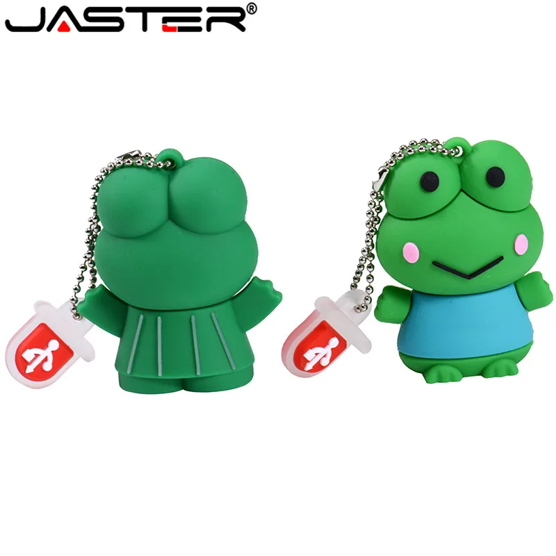 JASTER мультяшная Милая лягушка модель usb2.0 4 ГБ 8 16 32 64 флеш накопитель USB флешка