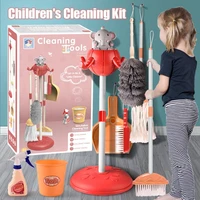 baby housekeeping role play pretend toy cleaning set montessori mop broom dustpan kids toys girl boy children gifts mini tools