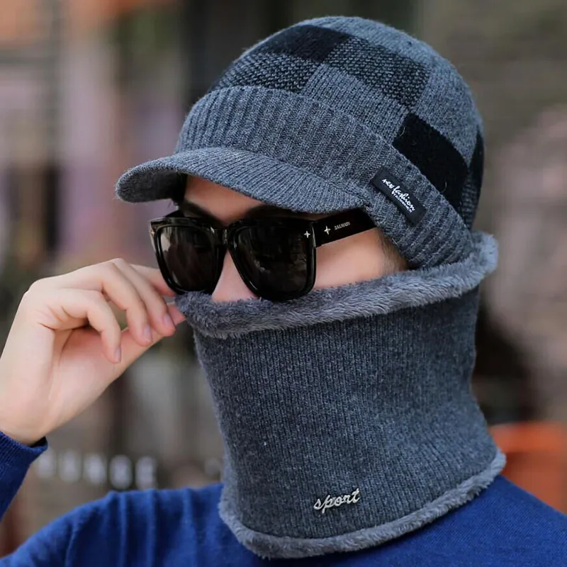 Теплая зимняя шапка унисекс модная Шапка бини для мужчин и женщин Зимняя