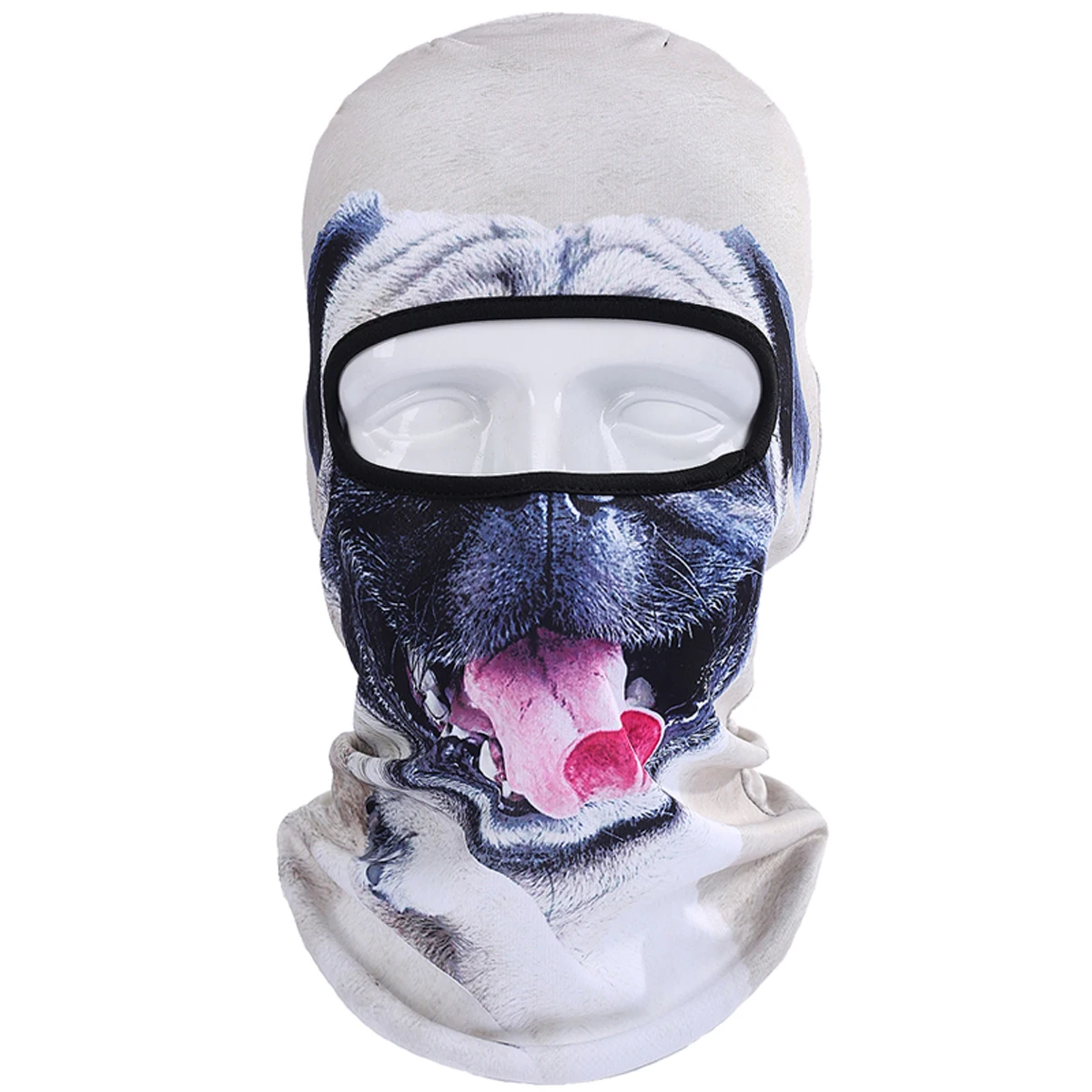 3D кошка собака милые животные Ветрозащитная Балаклава Skullies Beanie Забавный ШЛЕМ ЛАЙНЕР зимняя шапка теплая маска для лица шапка для женщин и мужчин - Цвет: BNB07