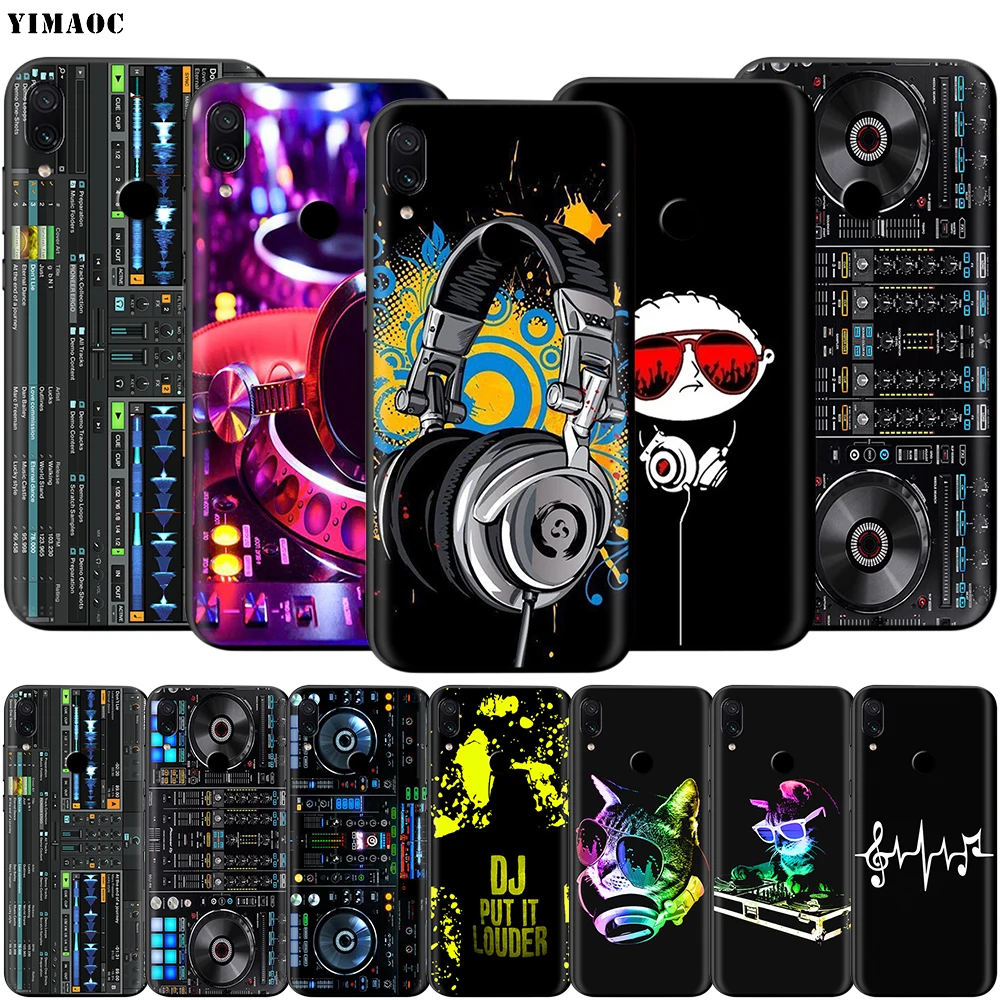 Музыкальный Чехол DDJ DJ для Xiaomi Redmi Note 4 4x 4a 5 5a 6 8 8A MI 9 9s 10 8T K30 Pro Max Lite Plus|Бамперы| |