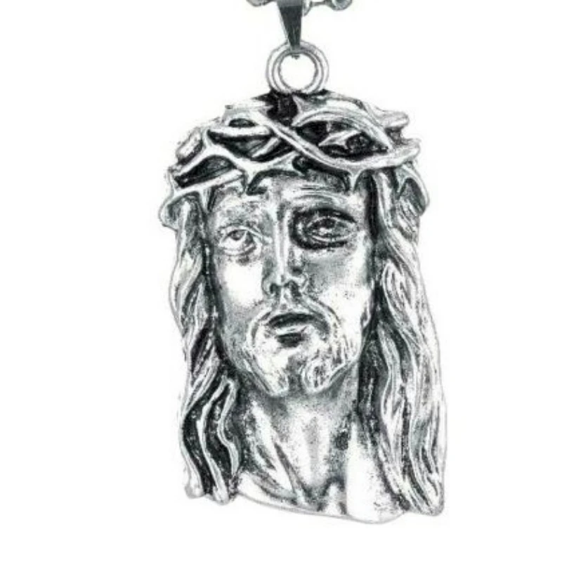 

Статуэтка с классической медалью Иисуса для мужчин и женщин, бронзовая статуэтка в стиле хип-хоп с изображением головы Иисуса