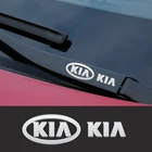 Металлическая Эмблема, наклейки для автомобильного декора, наклейки для стеклоочистителей для Kia picanto, rio, ceed, sportage, cerato, soul, sorento, автомобильные аксессуары