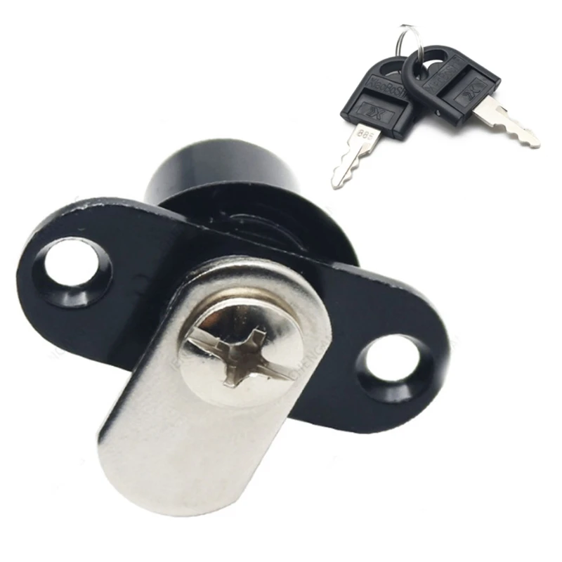 

Cabinet Cam Lock with Key Zinc Alloy Drawer Locks Thickened Door Lock for Mailbox, Cupboard Durable Furniture Hardware