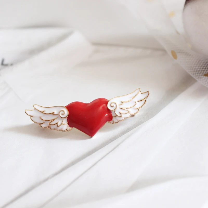 Милая фоторамка для женщин детей девочек Акриловые Красные бриллиантовые броши