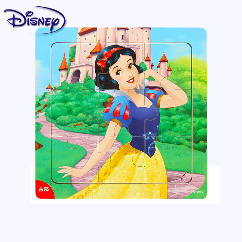 Disney 9 шт./16 шт. Белоснежка v Холодное сердце Aisha/паззл на основании мультфильмов