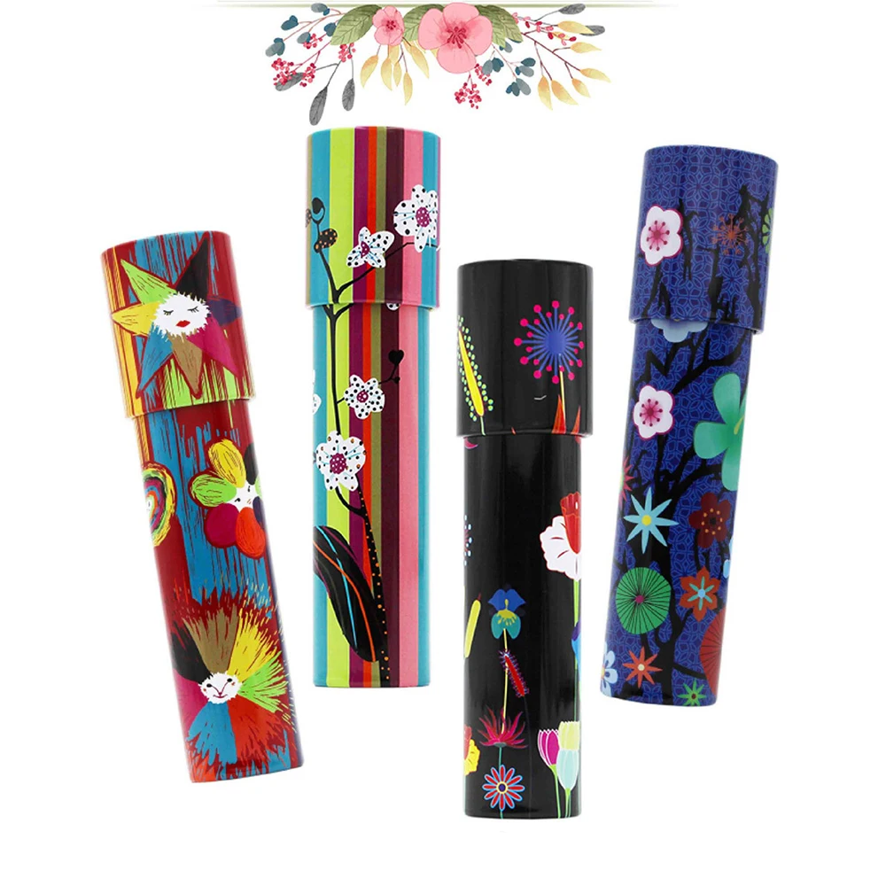 Цветочная роспись калейдоскоп детские развивающие научные Обучающие игрушки