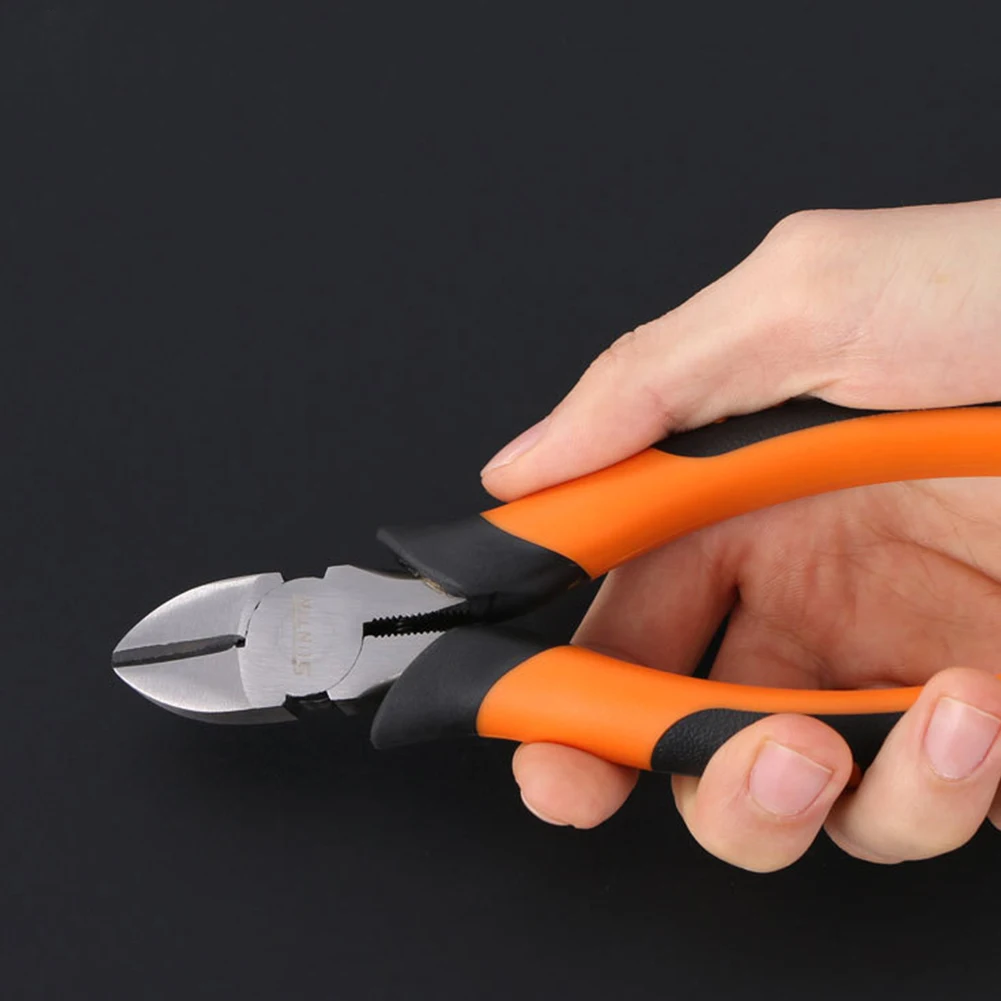 

6inch Snips Flush Side Cutter Wire Cutting Electric Cable Pliers Hand Tools Repair Multifunction Precision Diagonal Nippers