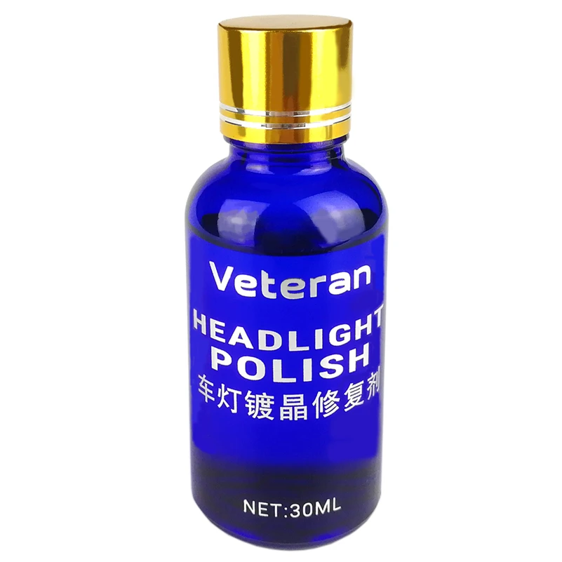 Набор для ремонта автомобильных фар жидкость полировки и окисления царапин 30 мл|