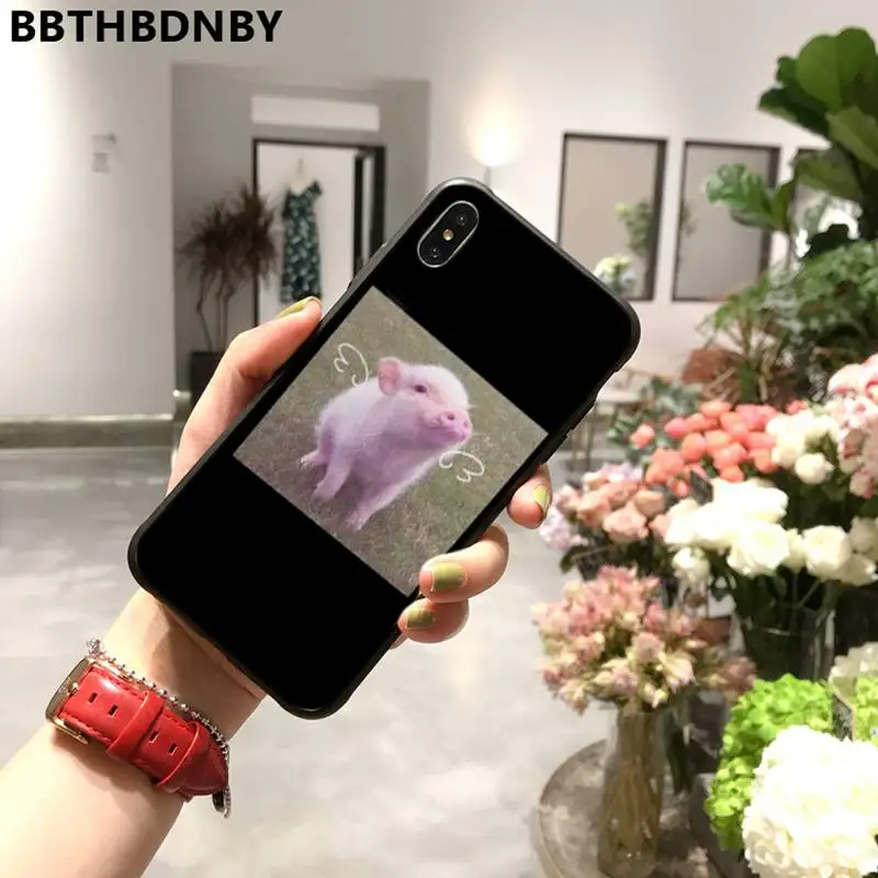 

Cute Little Pink Pet Pig Phone Case for iPhone 11 12 mini pro XS MAX 8 7 6 6S Plus X 5S SE 2020 XR