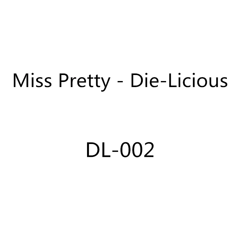 2019 3D сделай сам для девочек Miss Pretty Die Licious Новые многослойные металлические