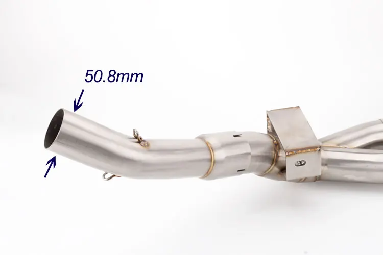 Модифицированная выхлопная труба мотоцикла глушитель FZ1 Передняя секция FAZER