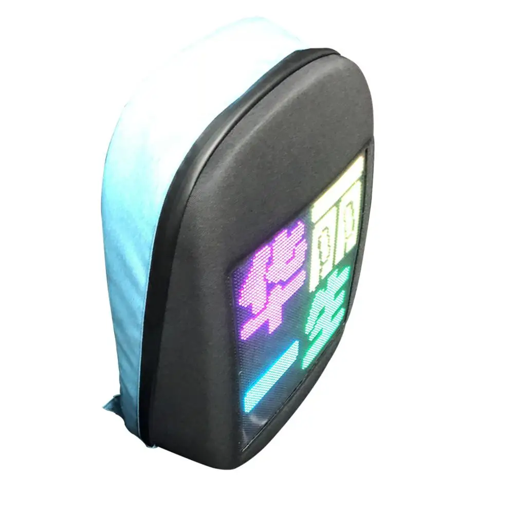 Smart Led Backpack Screen Wifi Advertising with Display Wireless Dynamic Shoulder Bag Gift | Лампы и освещение