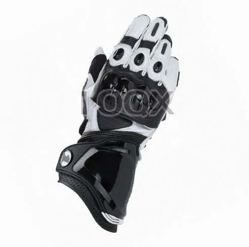 

Free shipping Alpine Leather Blue Motorcycle Long Gloves Racing Gloves Driving PRO Motorbike Original Cowhide Gloves