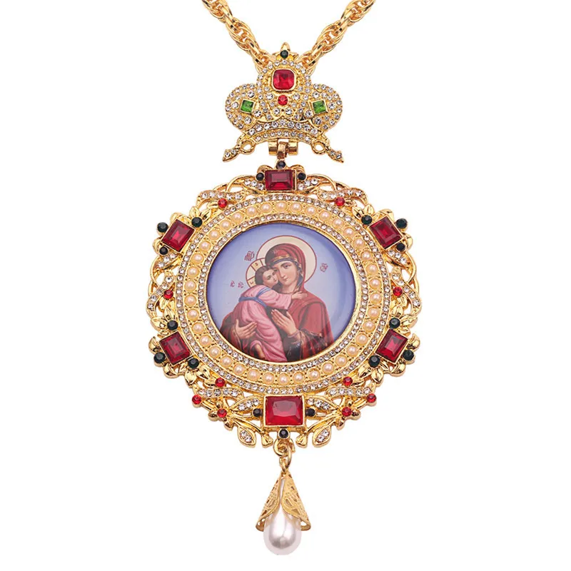 Ортодоксальная эллиптическая Корона крест ювелирное изделие религиозная икона