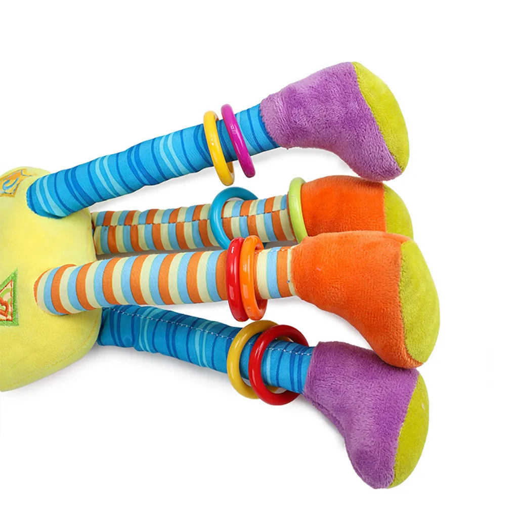 Плюшевые игрушки для коляски жираф животные погремушки | Игрушки и хобби