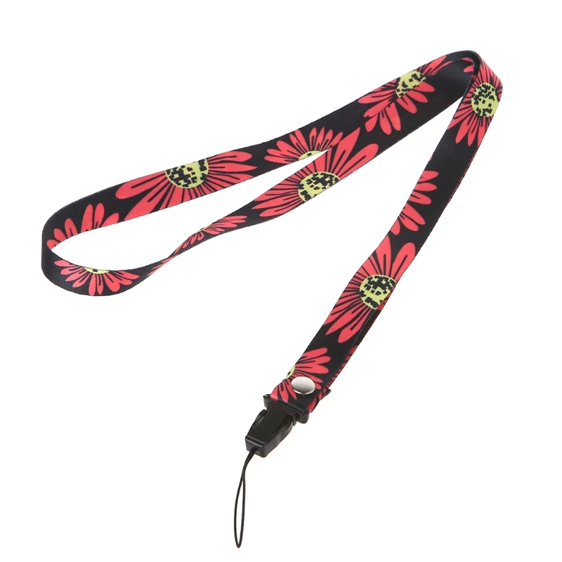 Маленькие ремешки на шею с изображением свежих листьев|Ремешки для телефонов| |