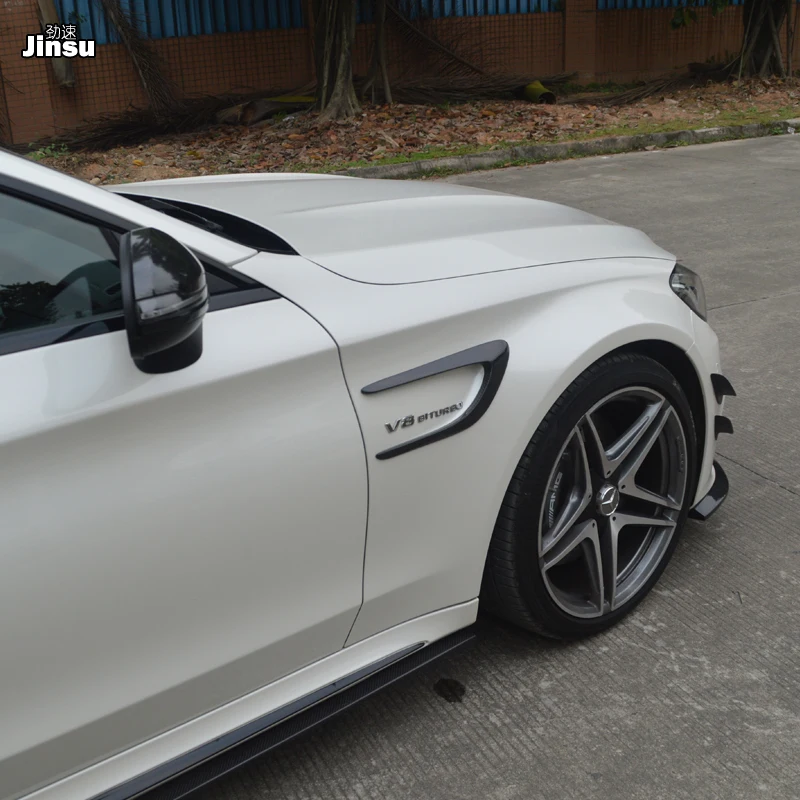 Передние крылья декоративная отделка боковые скобы углеродное волокно для Mercedes