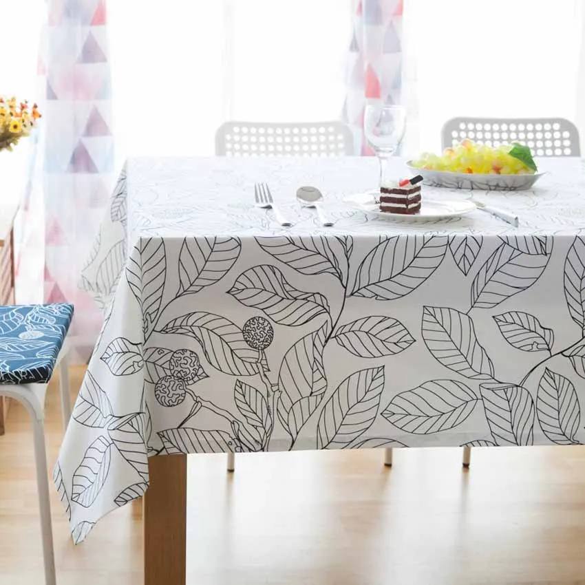 Europe Leaf Seat Cushion Cover Placemat Background Cloth Table Runner Tablecloths Decor Dustproof Manteles Toalha De Mesa | Дом и сад