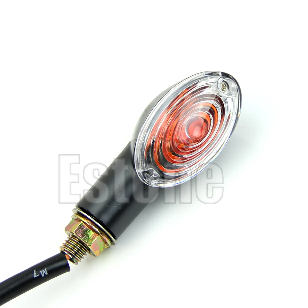 

4Pcs Universal Motorcycle Bike Amber Turn Signal Blinker Indicator Light