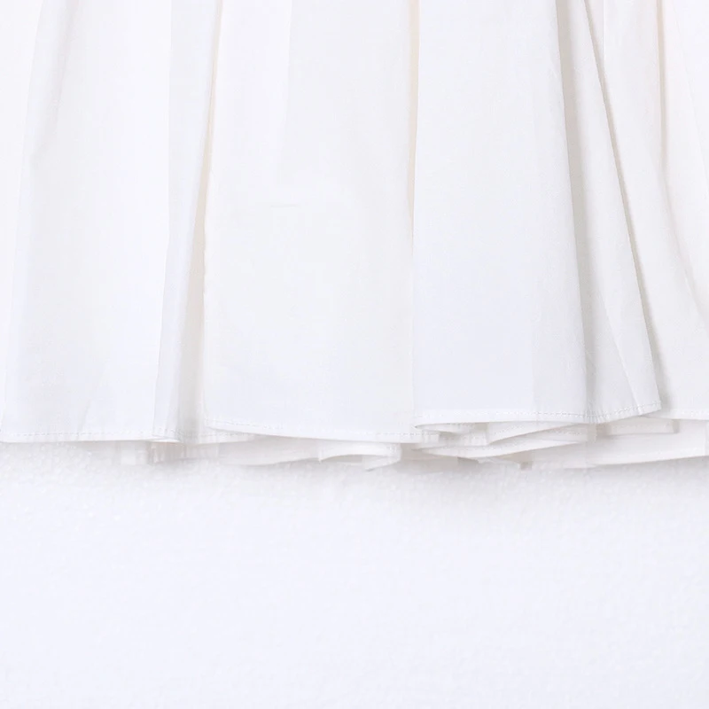 

XIZIHUPAN Sweet Solid Dress For Women Square Collar Sleeveless High Waist Patchwork A Line Mini Dresses Female Summer 2021 Style