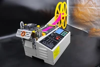 988t automatic tape cutting machine by computer hot and cold cutting machine elastic tape cutting machine 110v 220v 400w