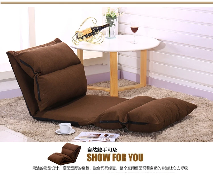 Ленивый диван-кровать Одноместный татами лежак на окно для общежития спинку