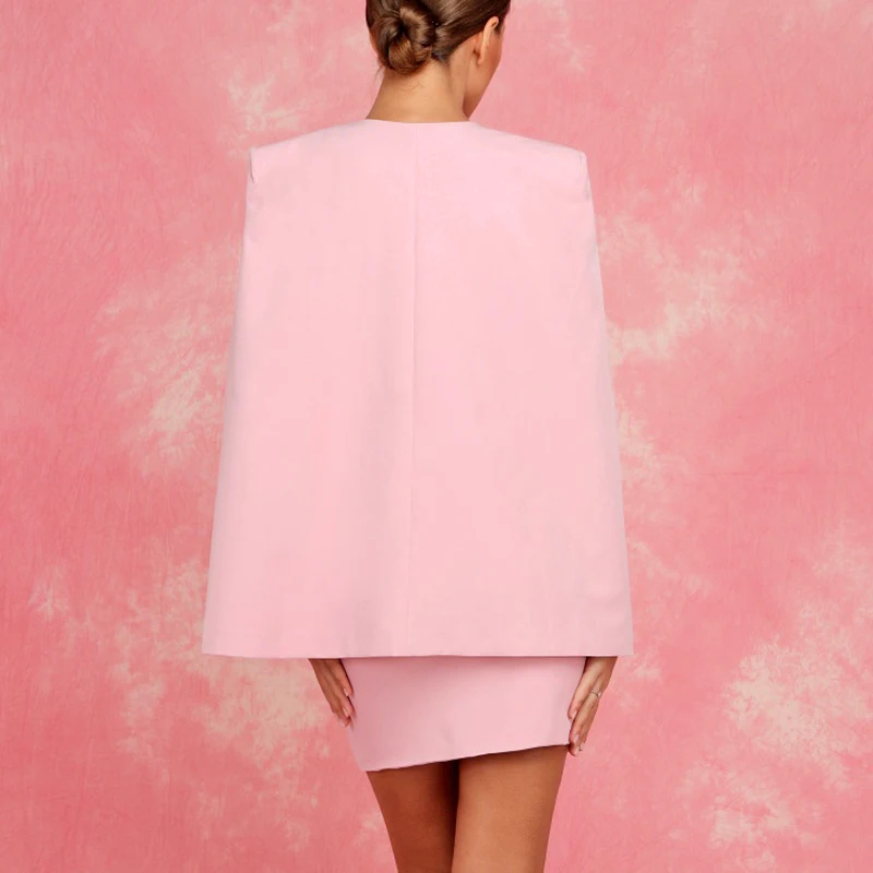 INDRESSME, Модный женский костюм, наборы, сексуальная майка, Топ с длинным рукавом, пальто, облегающее, одноцветное, мини, для женщин, юбка, вечерние, два предмета, наборы