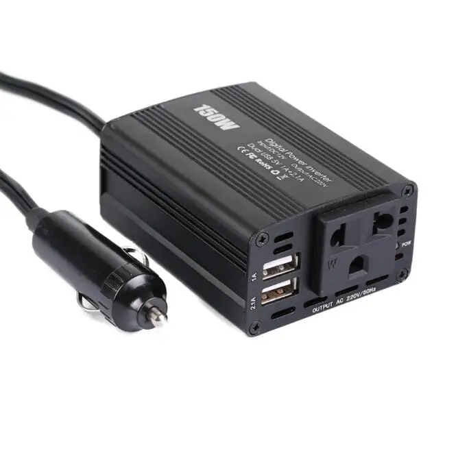 Новый 150 Вт автомобильный инвертор питания DC12V к AC110V/220 В двойной 50/60 Гц USB