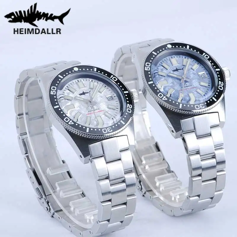 

HEIMDALLR 62MAS Diver Watch Men Mechanical Self Winding NH35A Luminous snowflake Dial Automatic Movement Sapphire Wristwatch