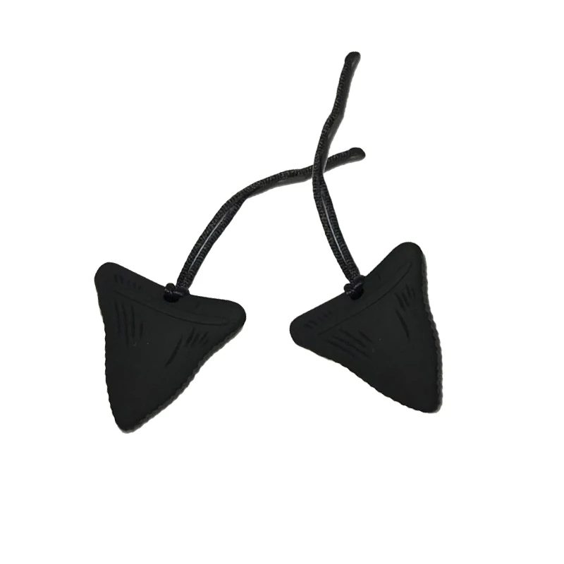 

Creative Fish Teeth Chewing Pendant Necklace Brown Silicone Baby Pendant Necklace Beads Children Molar Toys Baby Teether