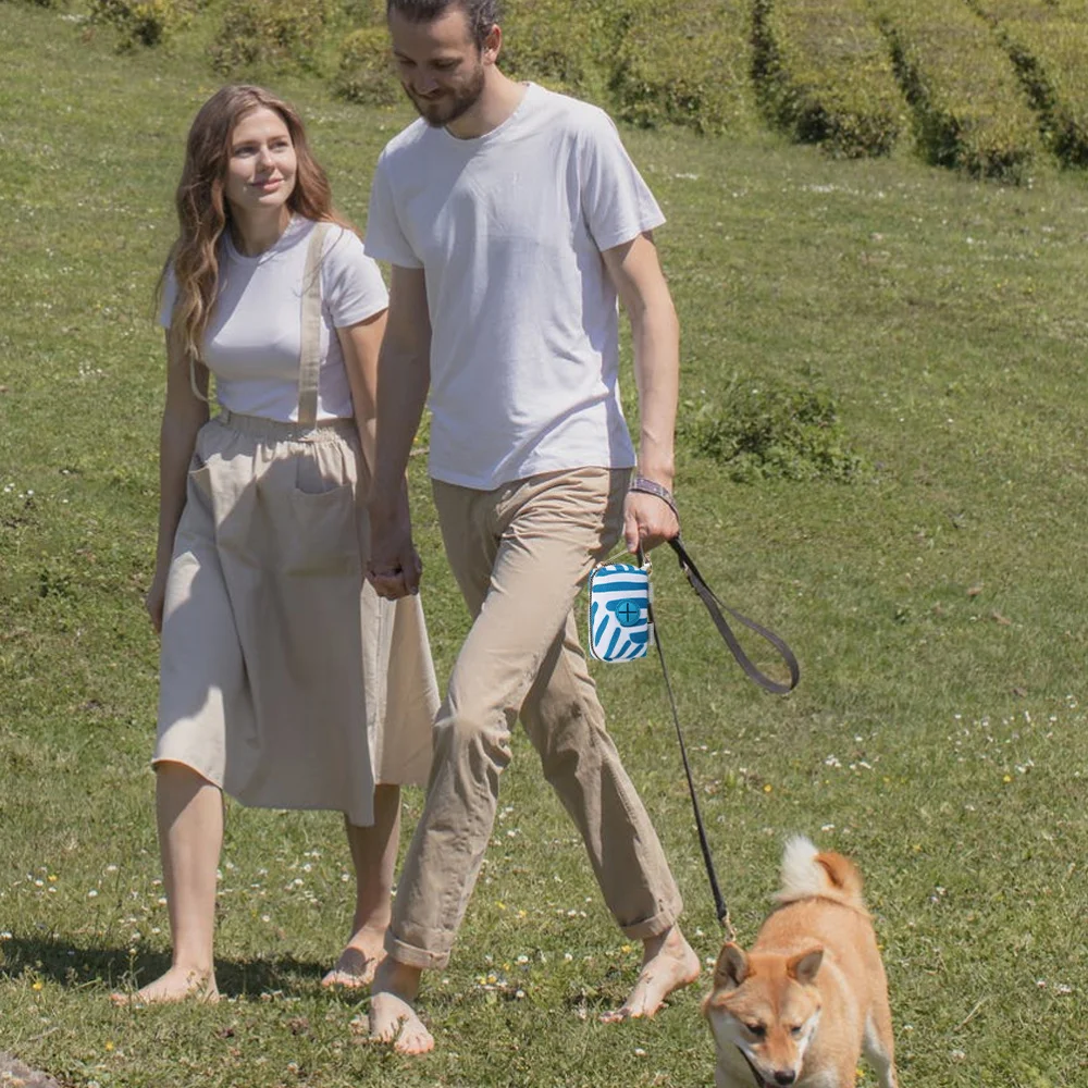 

Pet Dog Walking Waste Bag Dispenser Pouch Holder with 150 Waste Bags Pet Supply