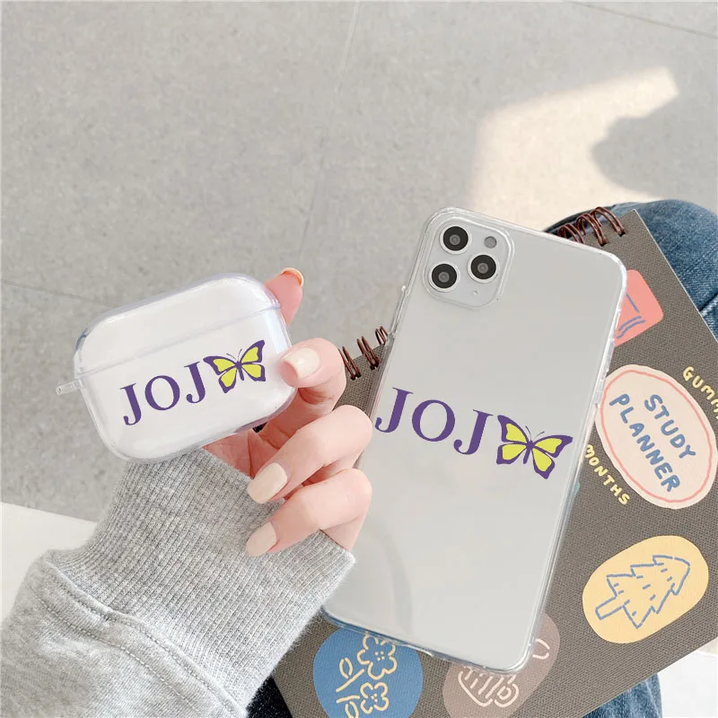 Чехол для наушников JOJO 39 s мягкий прозрачный силиконовый чехол с рисунком