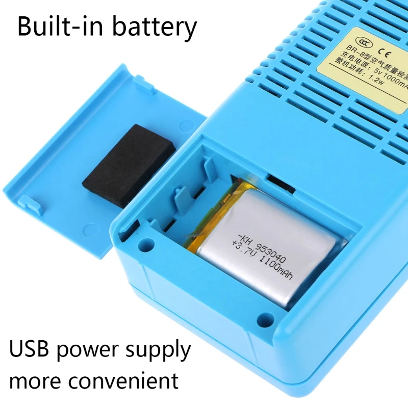 

PM1.0 PM 2.5 PM10 Gas Analyzer 9 Kinds Particles Detector Air Quality Monitor