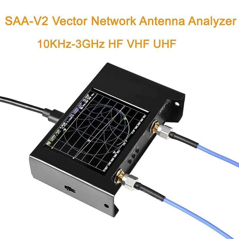 

GTBL NanoVNA S-A-A-2V2 Vector Network Analyzer 10KHz-3GHz Antenna Analyzer Measuring S Parameters,Voltage Standing Wave Ratio