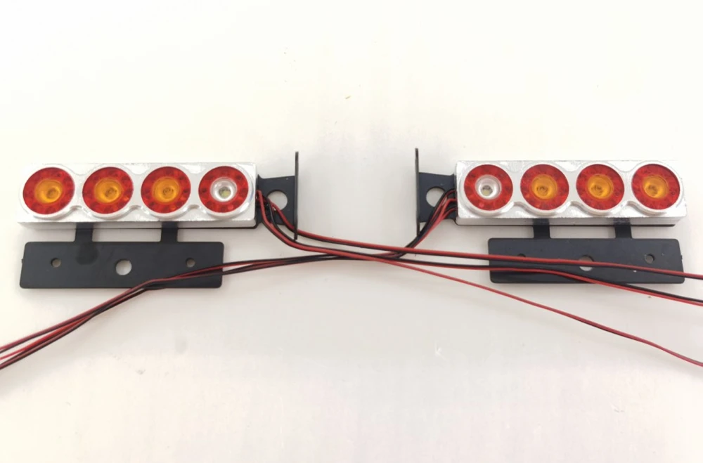 

Toys Rc Truck Metal Frame LED Tail Light For 1/14th Scale Model Car Tamiya Scania R620 BENZ 3363 56352 MAN TGX Trailer Taillight
