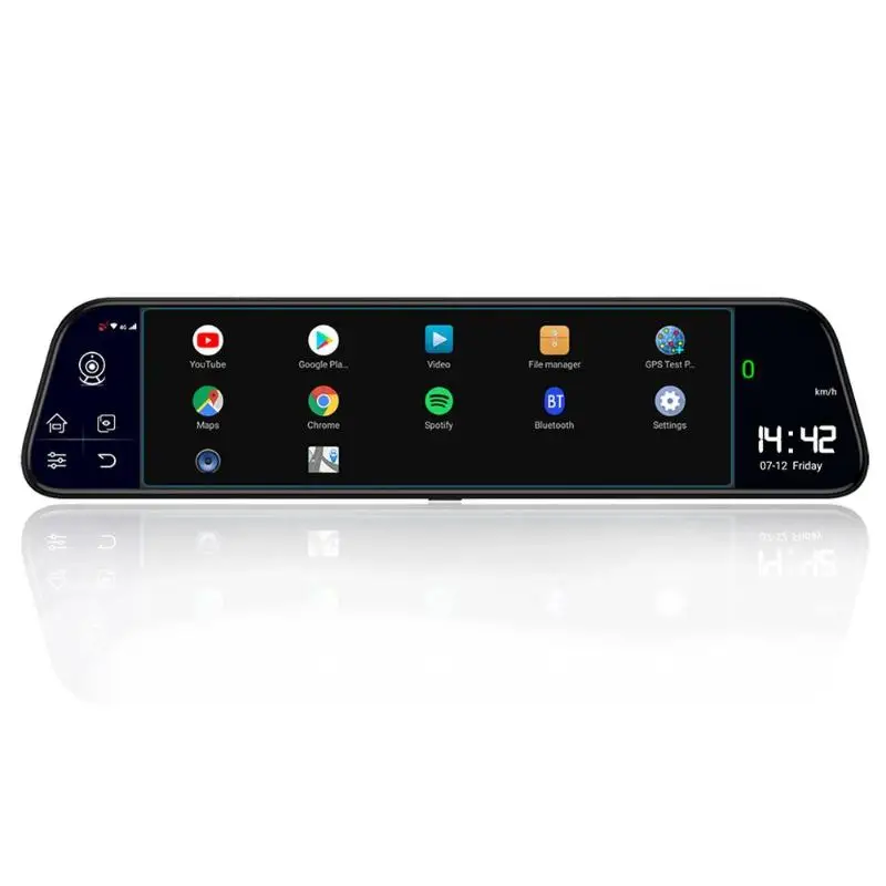 VODOOL 4G Android 8,1 Полное Зеркало Автомобильный видеорегистратор Камера 1" 1080 P зеркало заднего вида Dashcam ADAS gps WiFi двойной объектив СТРИМ видеорегистратор