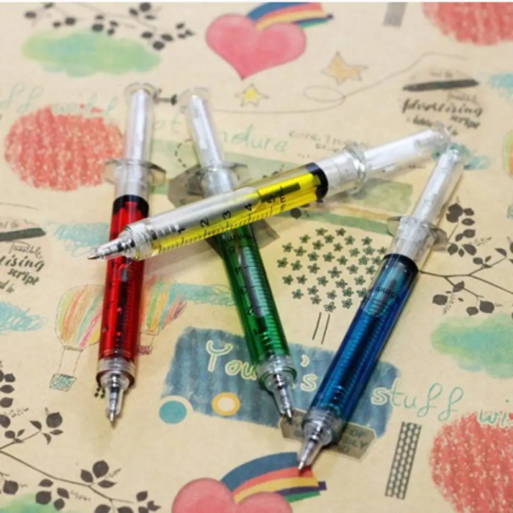 1 шт. милый Креативный новый подарок врача медсестры жидкостной шприц шариковая