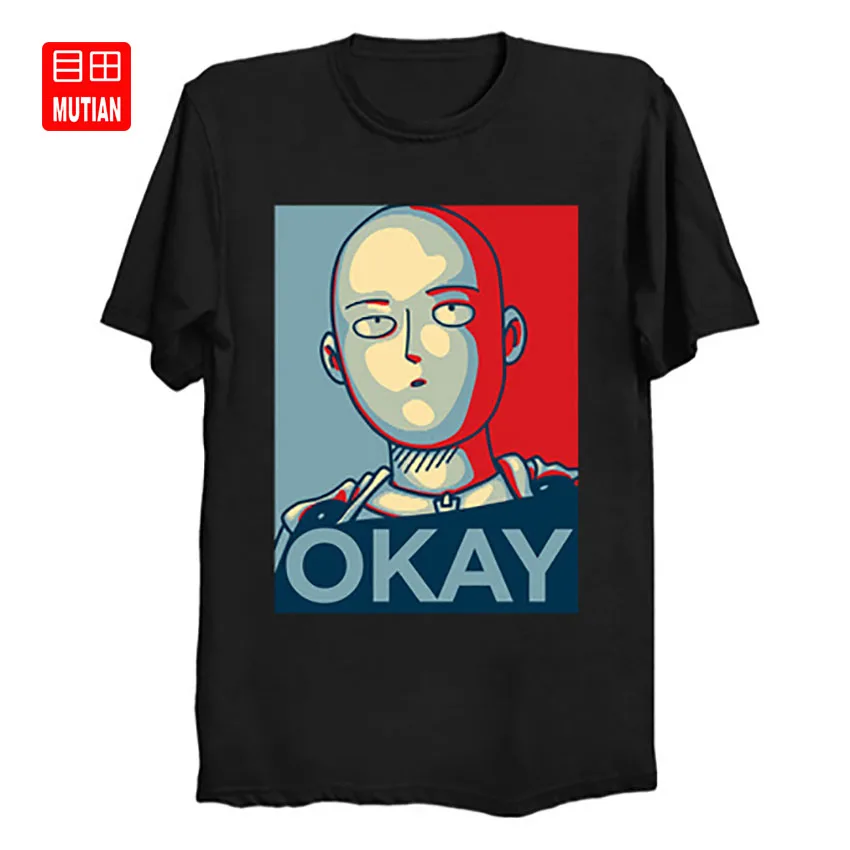 Футболка saitama Аниме Манга Япония meme серия|Мужские футболки| |