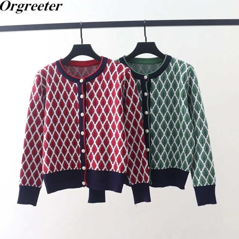 

Женский трикотажный кардиган на пуговицах, с длинным рукавом