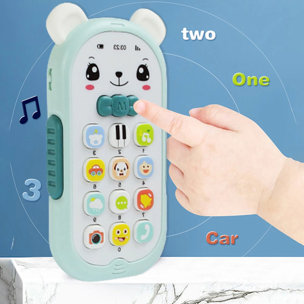 

Baby Phone Toy Telephone Music Sound Machine for for Kids Infant Early Educational Mobile Phone Toys Gift