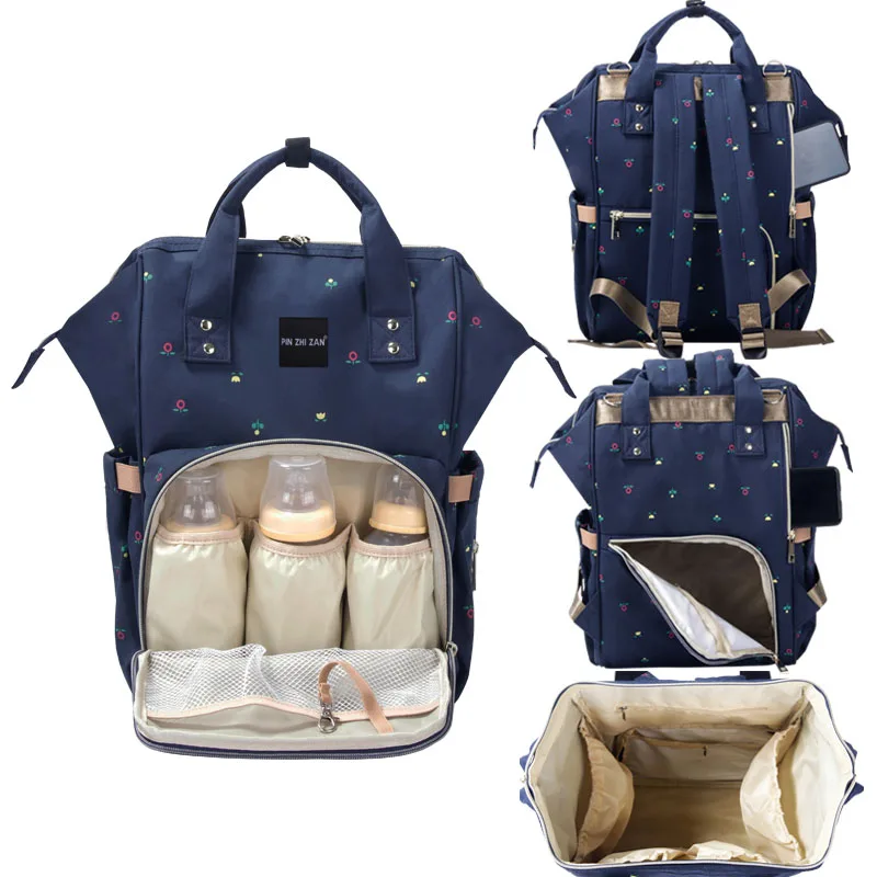 Сумка для подгузников дорожный рюкзак мамы Большая вместительная Детская сумка